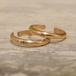 14K Gold Filled Thin Conch Ear Cuffs - Set of 2 - Brand New, Never Been Worn